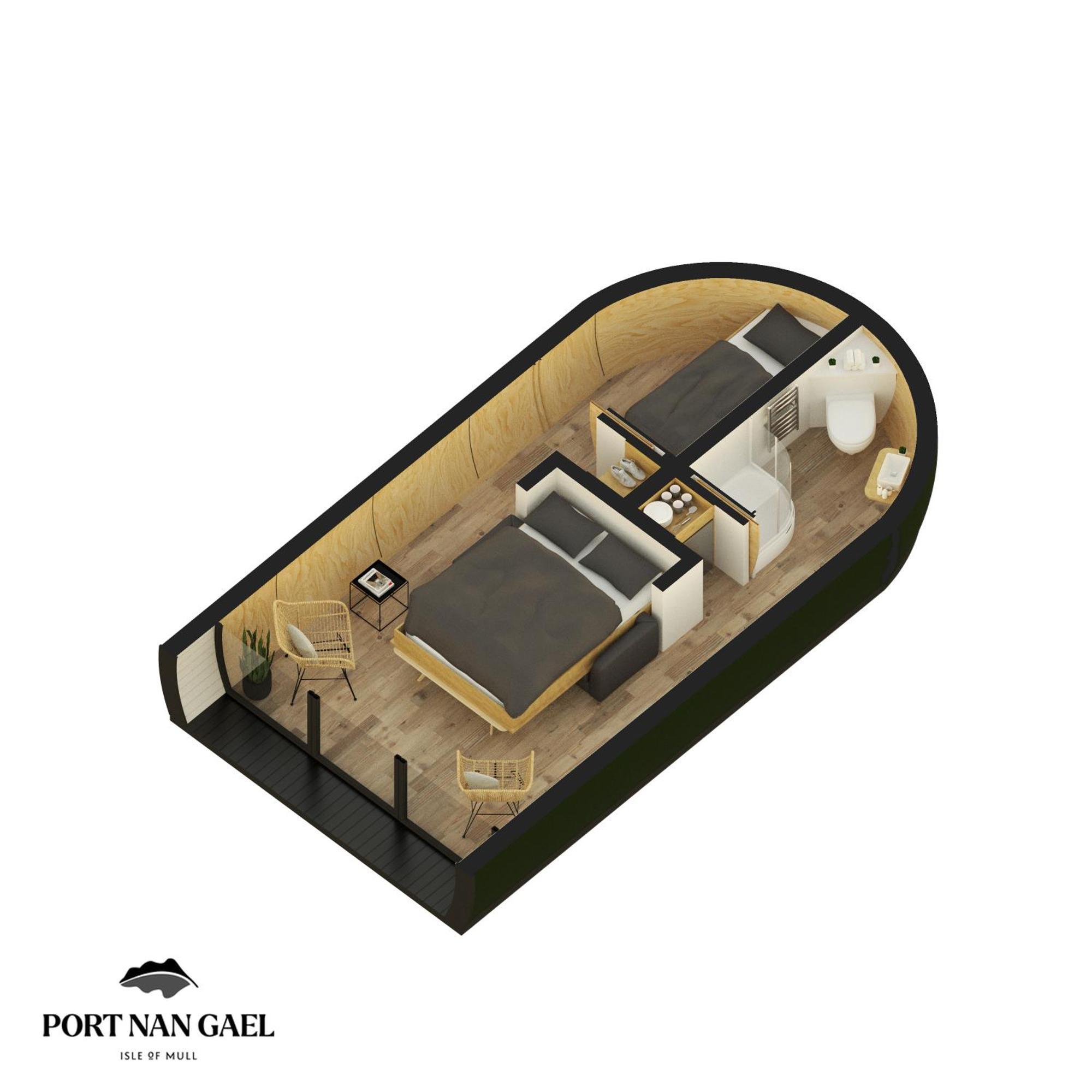 Port Nan Gael Pods Pennyghael Exterior foto